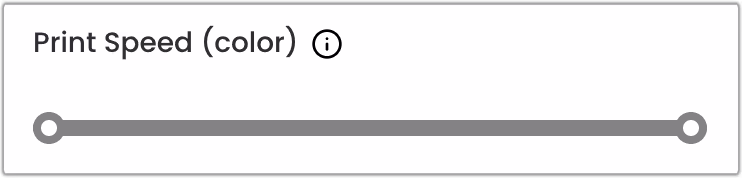 Filter: Print Speed (color)